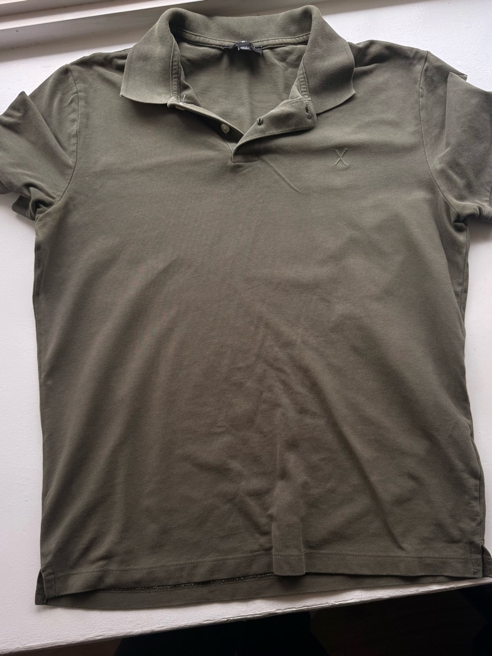 Men's Olive Green Express Polo Shirt